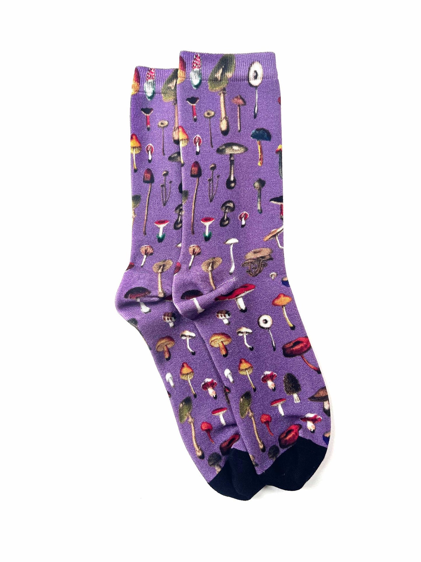 Lilac Mushroom Printed Sock