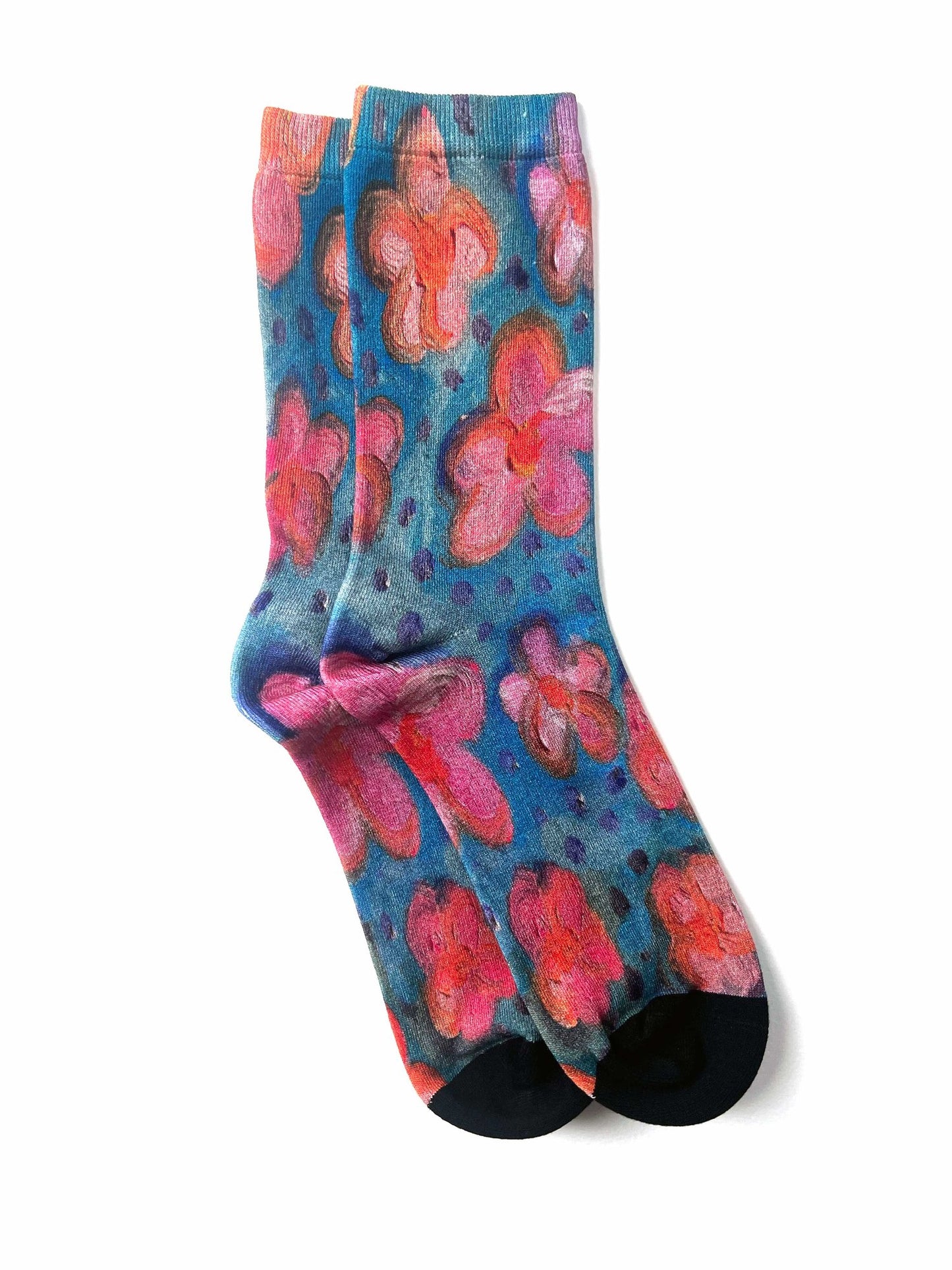 Painted Daisy Socks