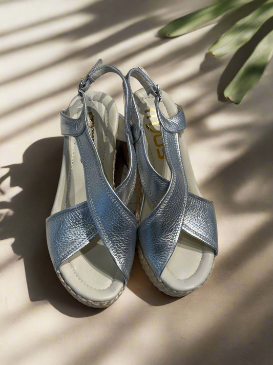 MJUS Espadrille Sandal - Silver