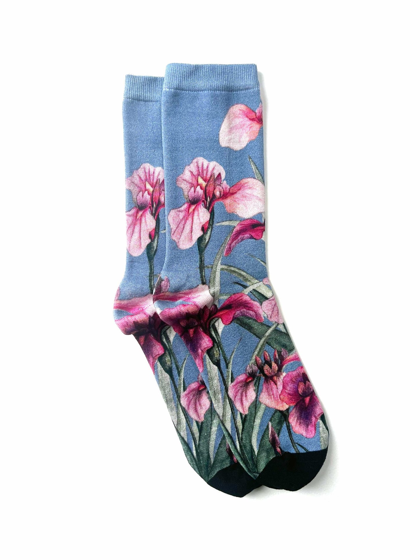 Blue Sky Iris Socks