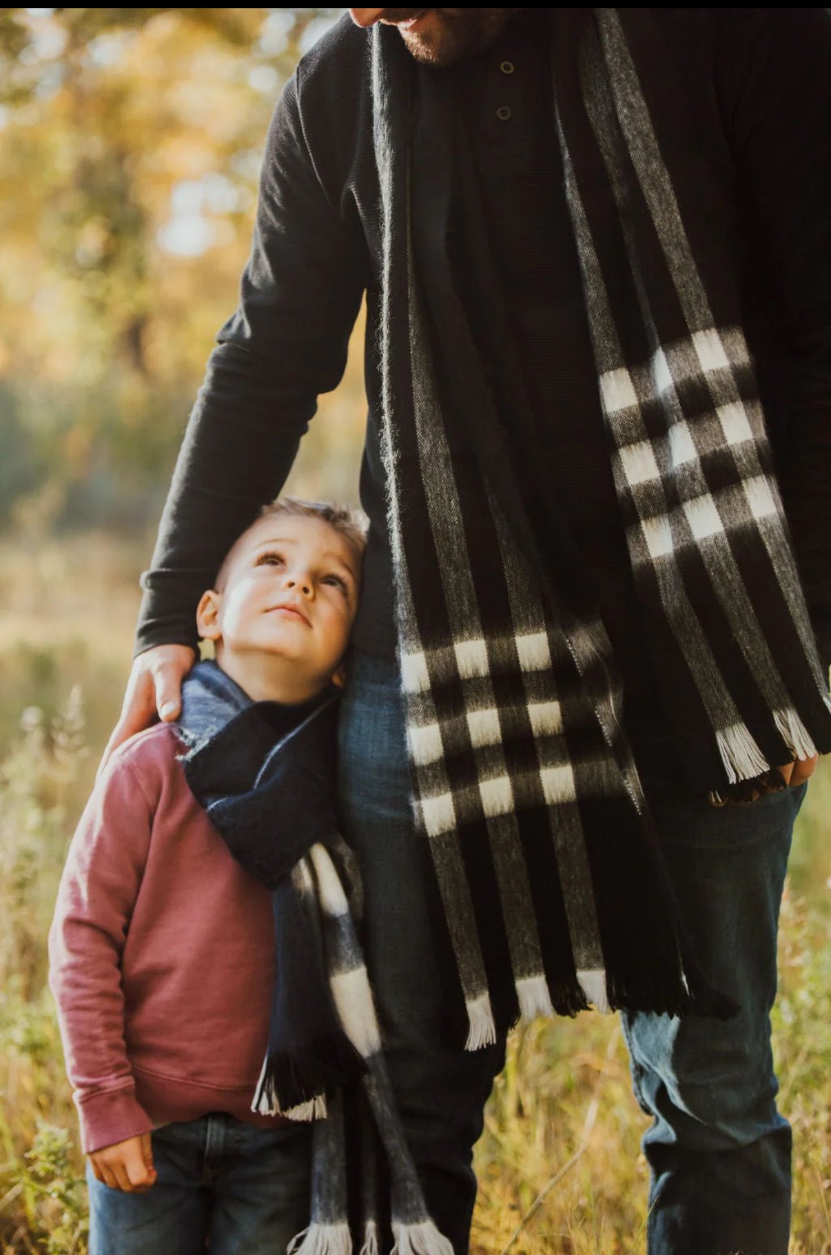 Uptown Black Alpaca Scarf