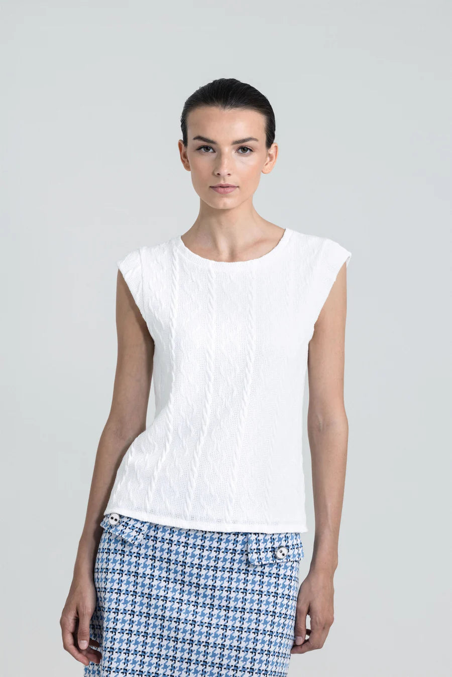ANICK - Houndstooth Skirt