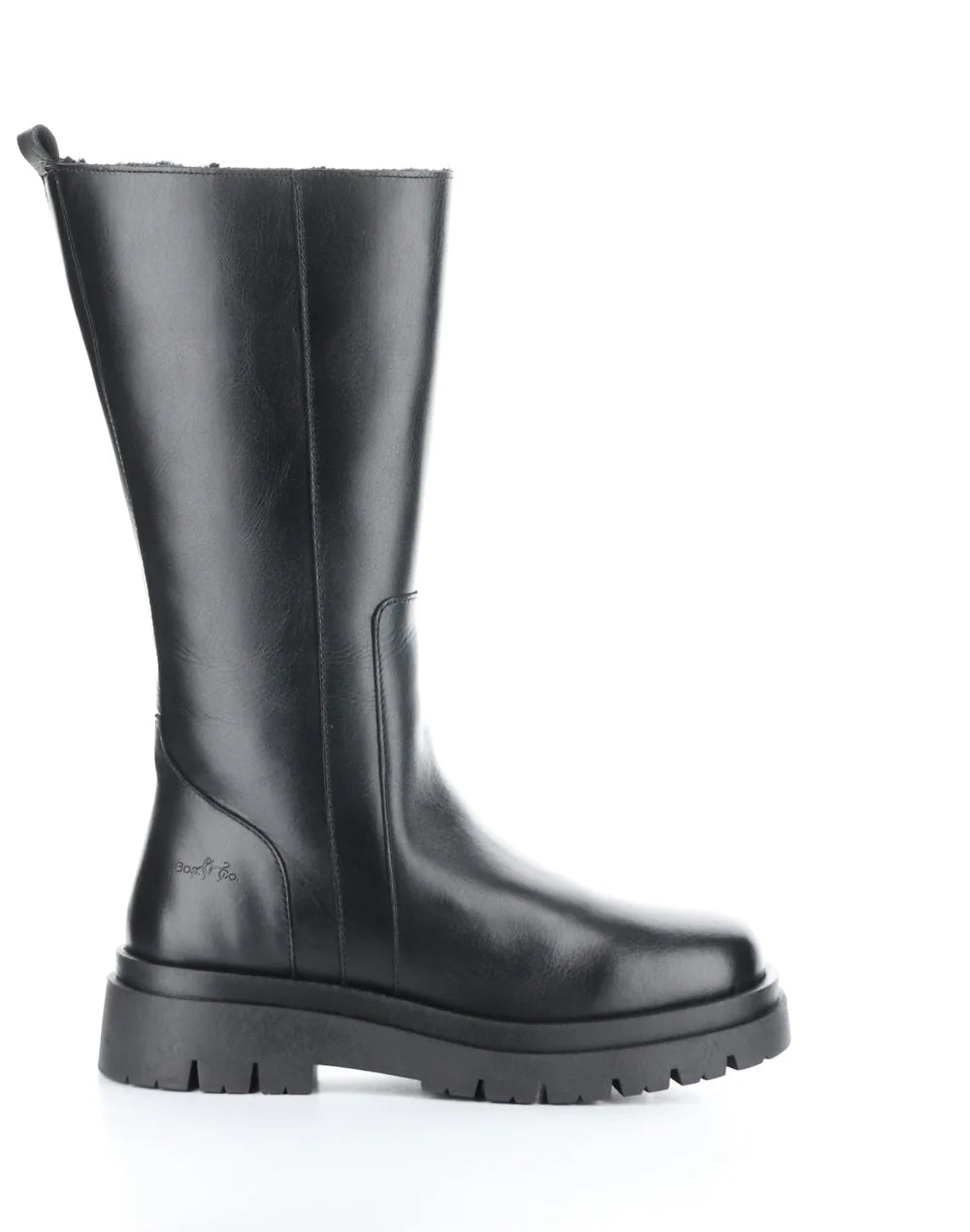 MARIE BLACK ROUND TOE BOOTS