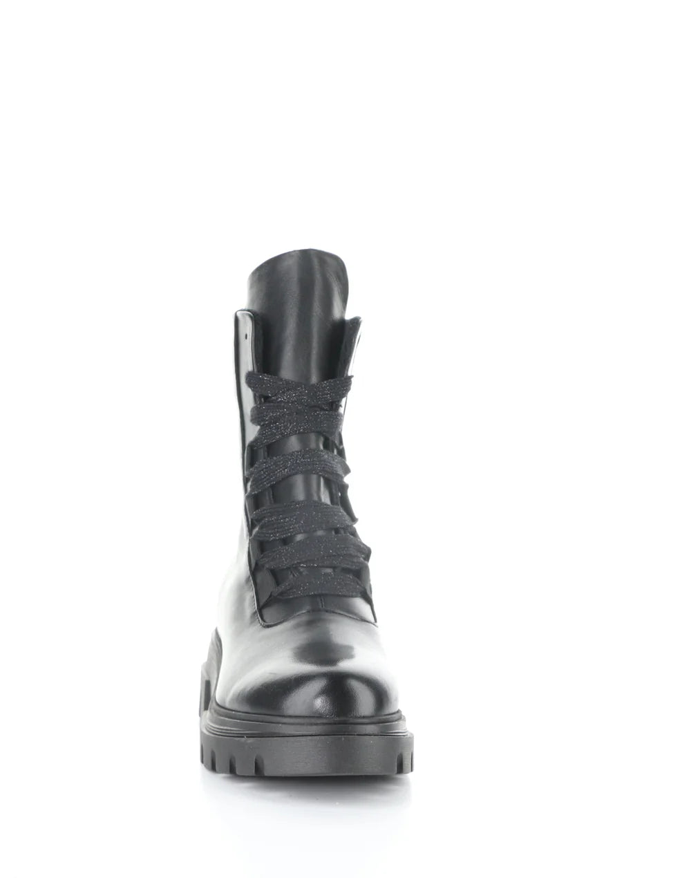 FOSTER BLACK ROUND TOE BOOTS