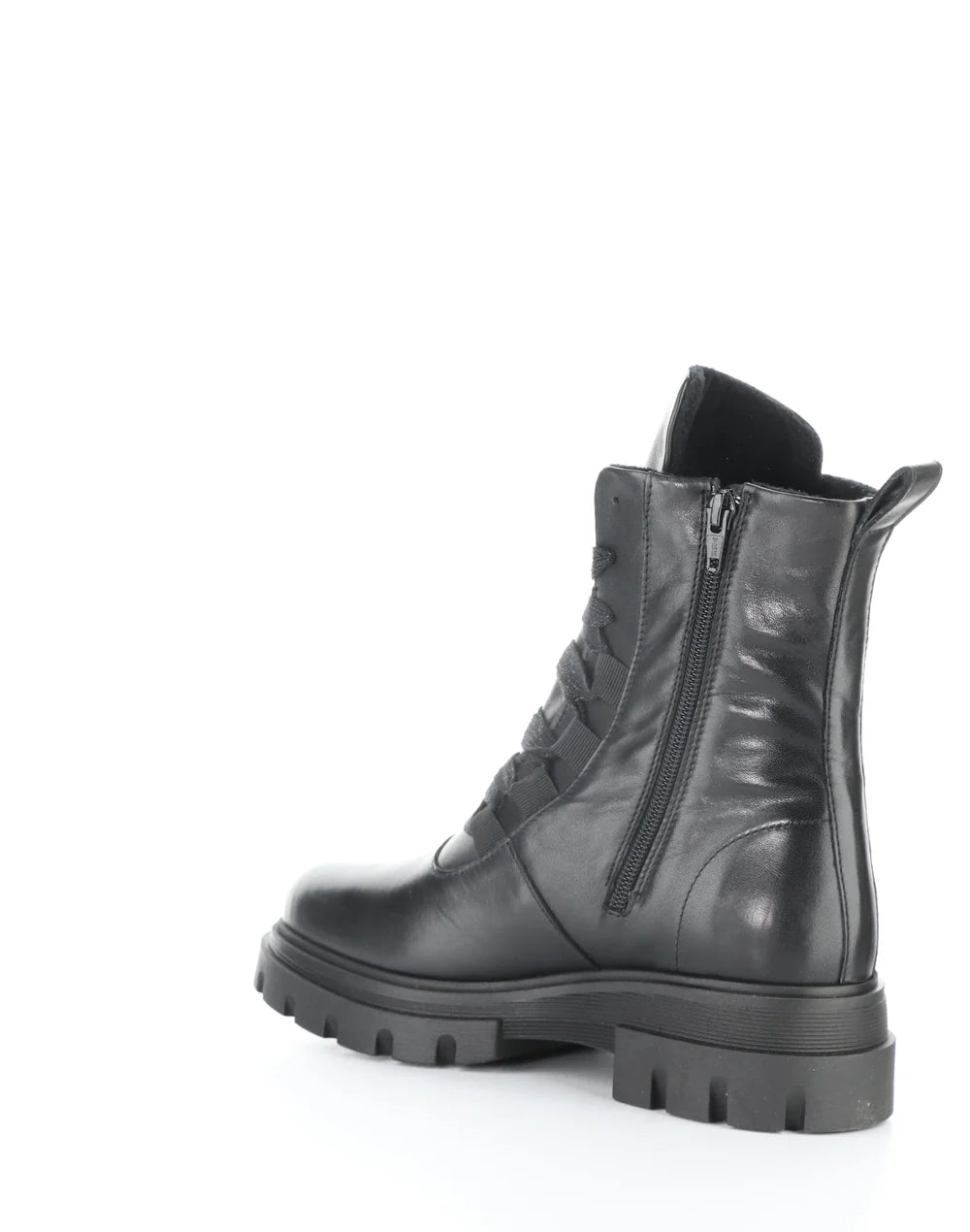 FOSTER BLACK ROUND TOE BOOTS