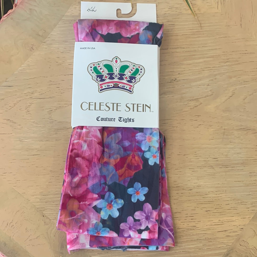 Shadow Floral Couture Tights (XL)