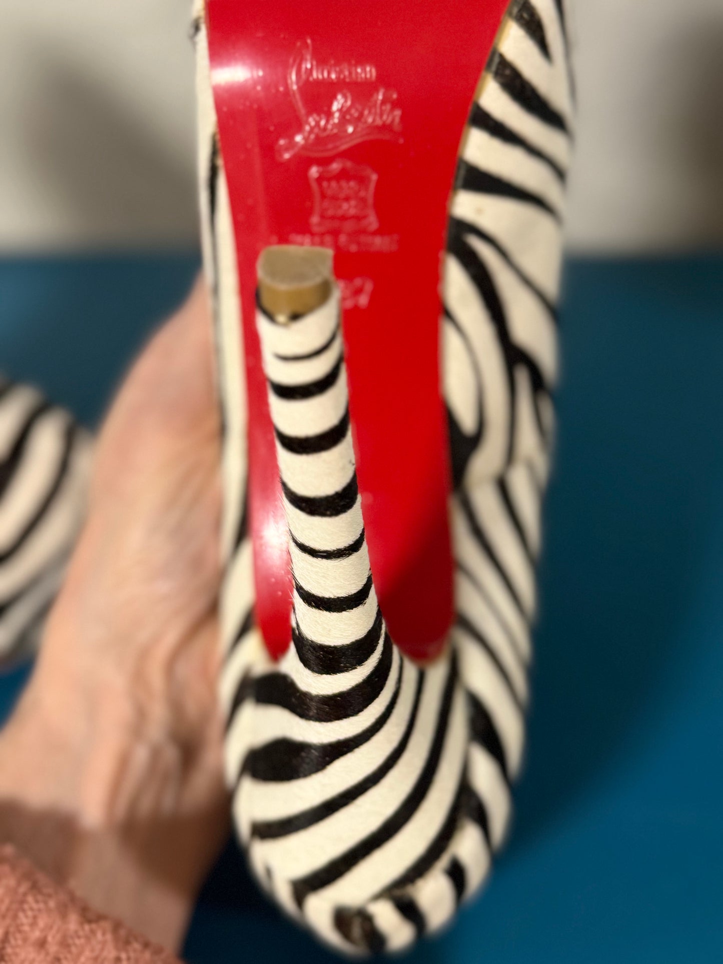 Christian Louboutin Zebra Pumps