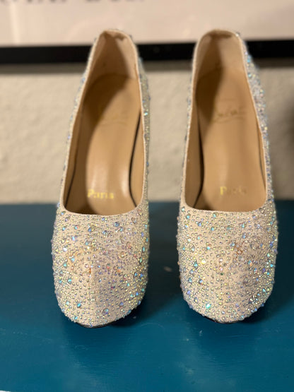 Christian Louboutin “bedazzled” Pumps