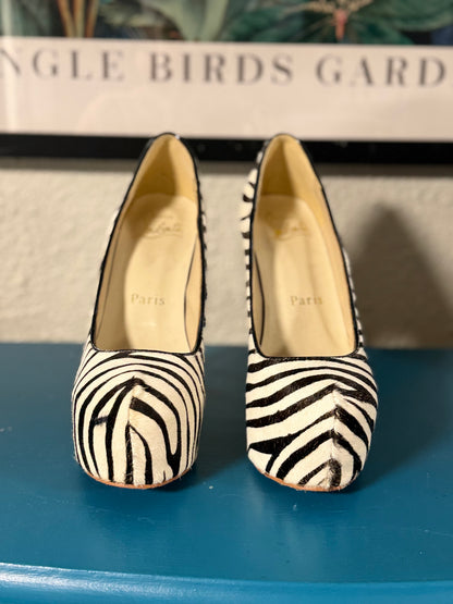 Christian Louboutin Zebra Pumps