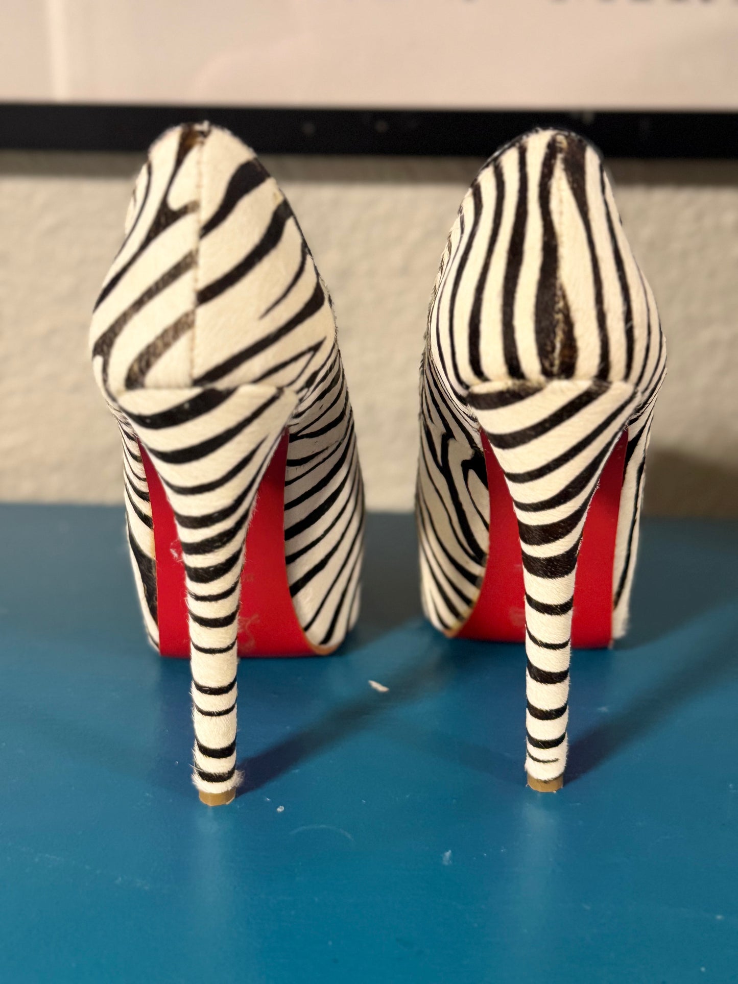 Christian Louboutin Zebra Pumps