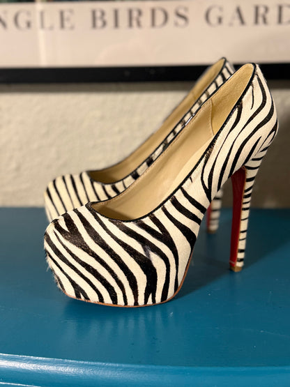 Christian Louboutin Zebra Pumps