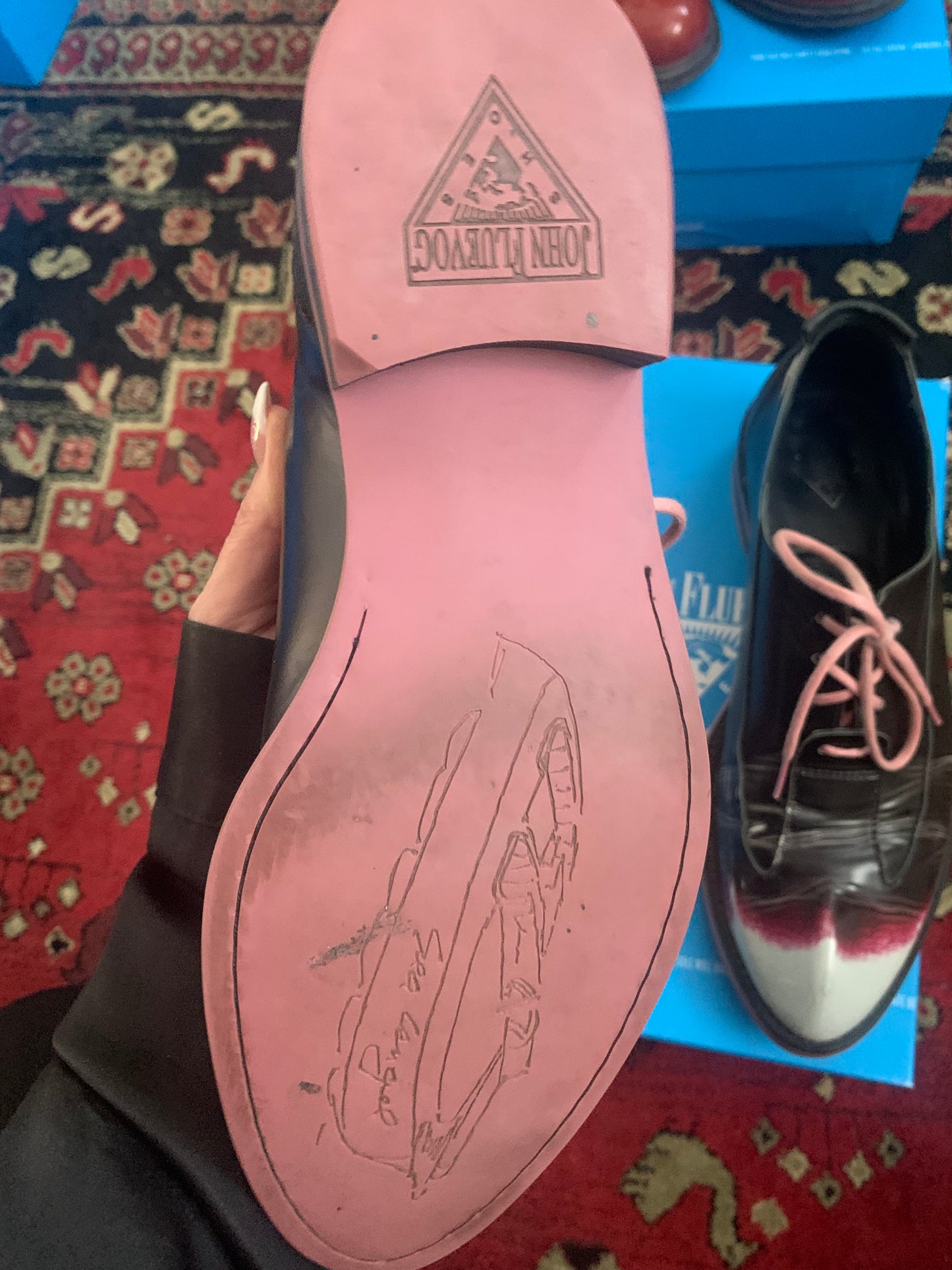 John Fluevog- Pink Honorous