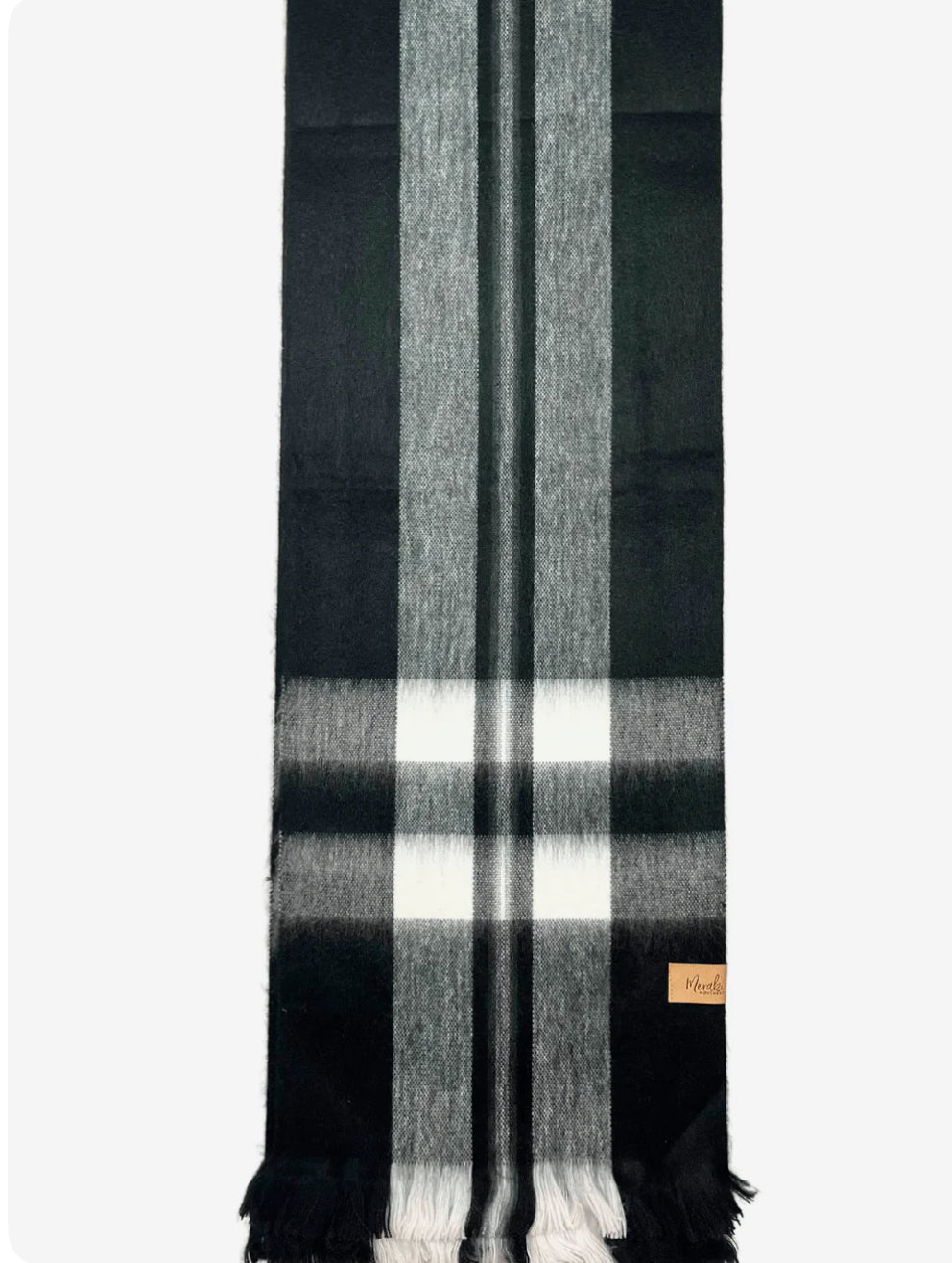 Uptown Black Alpaca Scarf