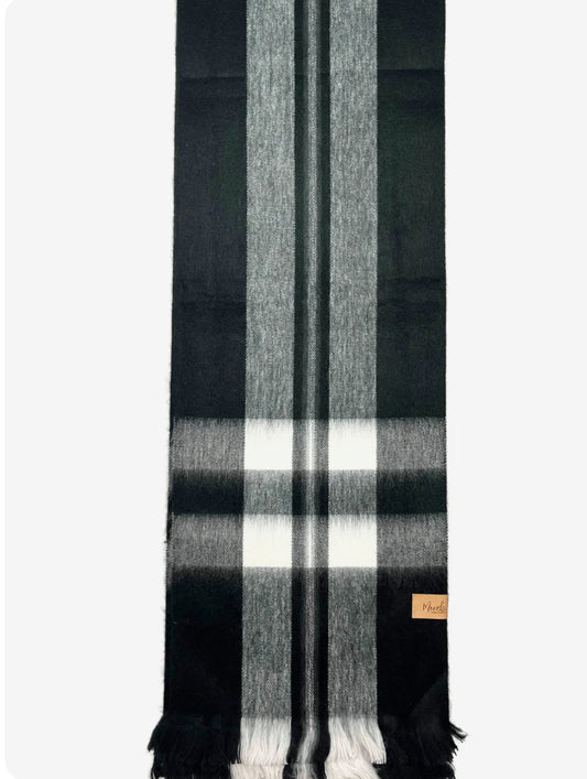 Uptown Black Alpaca Scarf