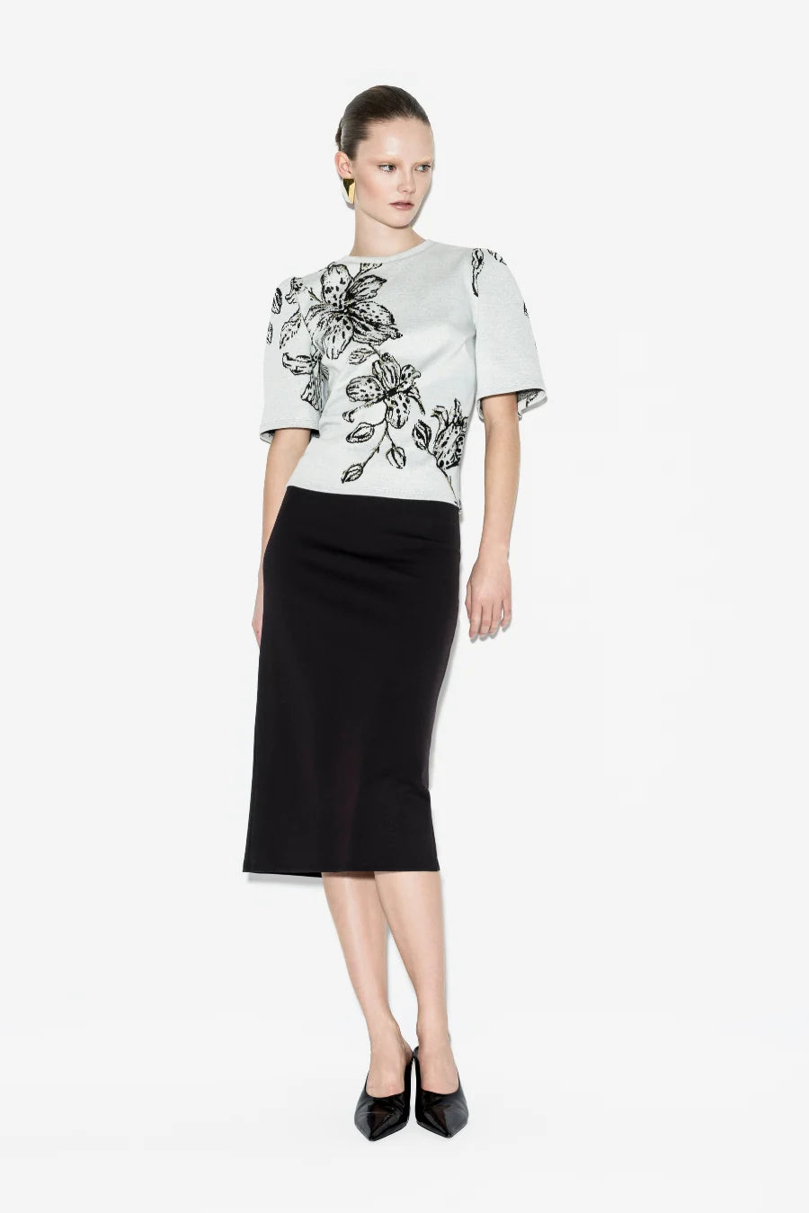 Heather Pencil Skirt