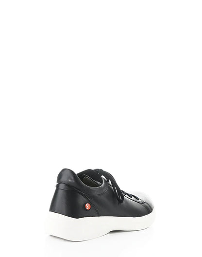 GAJI Black Smooth Leather