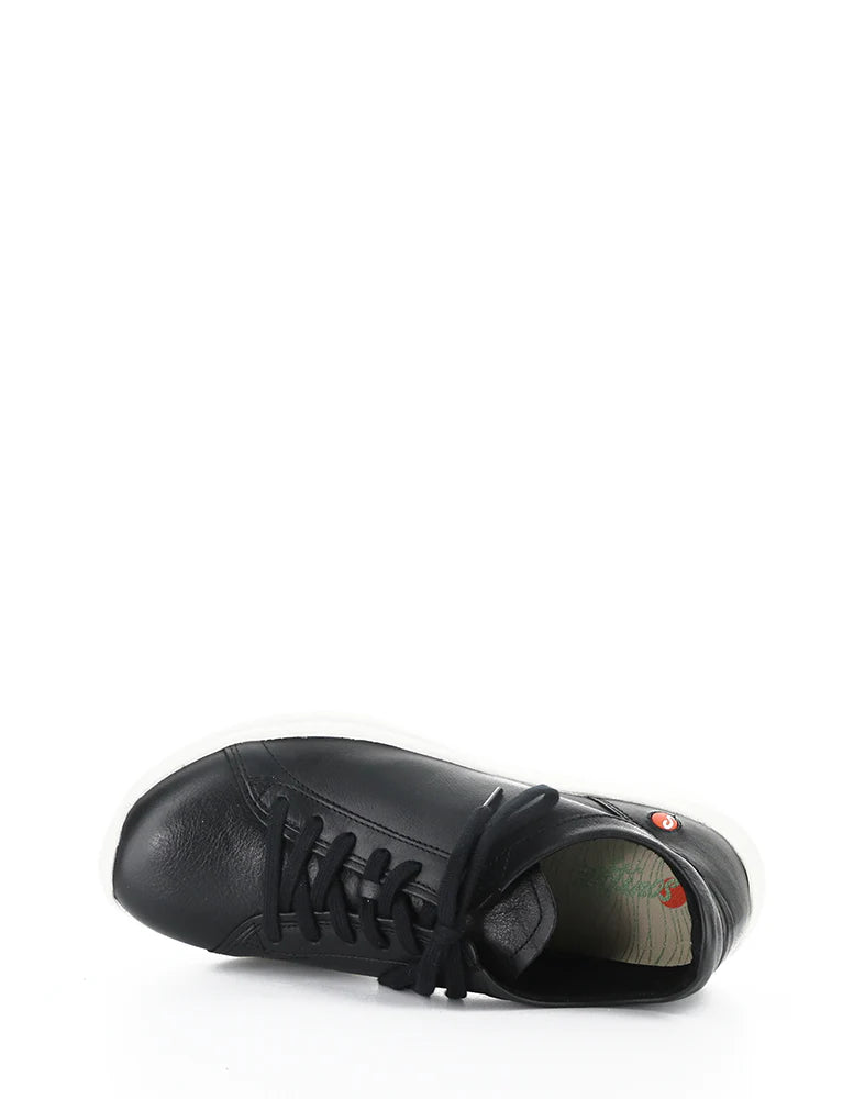 GAJI Black Smooth Leather