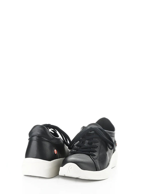 GAJI Black Smooth Leather