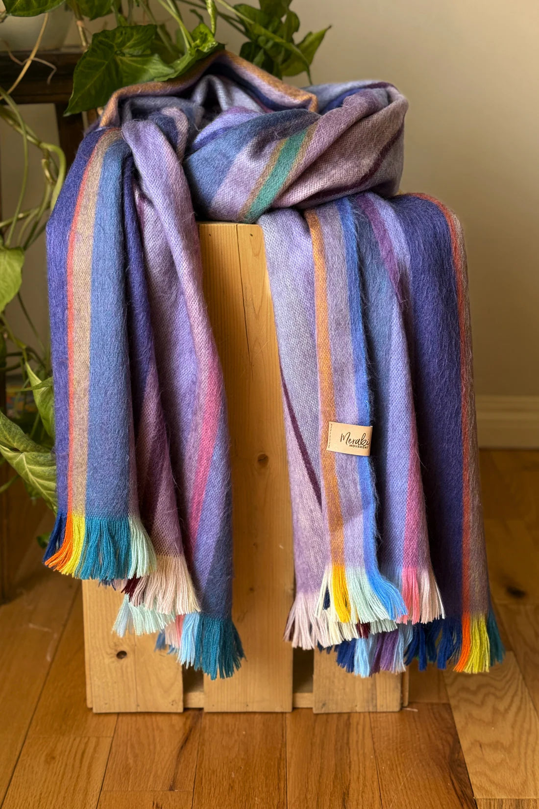 Art Deco Fusion Alpaca Blanket Scarf