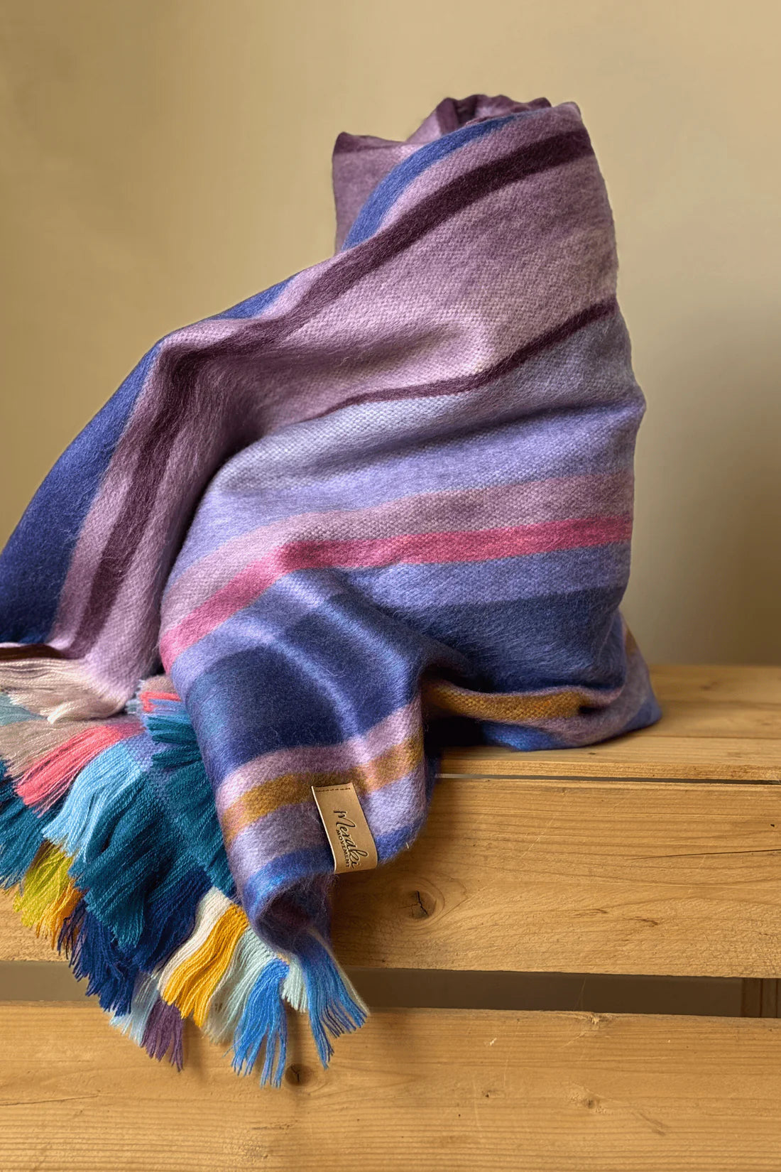 Art Deco Fusion Alpaca Blanket Scarf