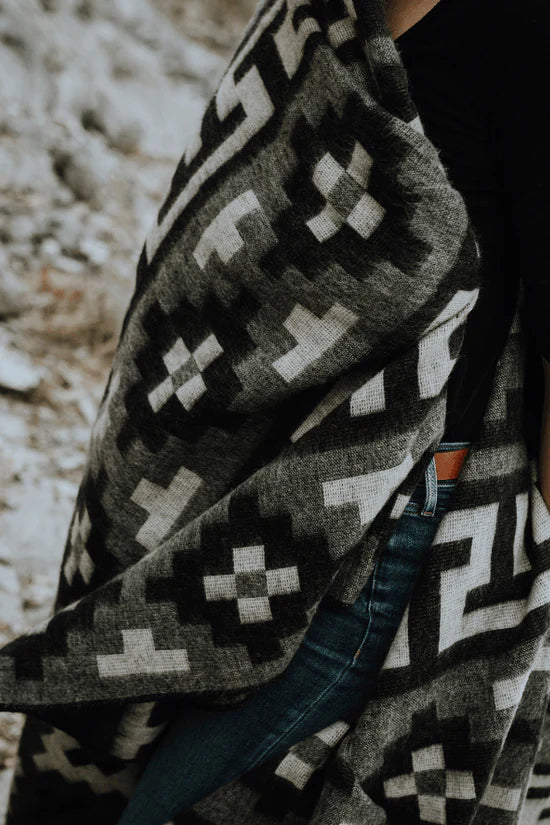 50 SHADES of GREY LARGE ALPACA BLANKET