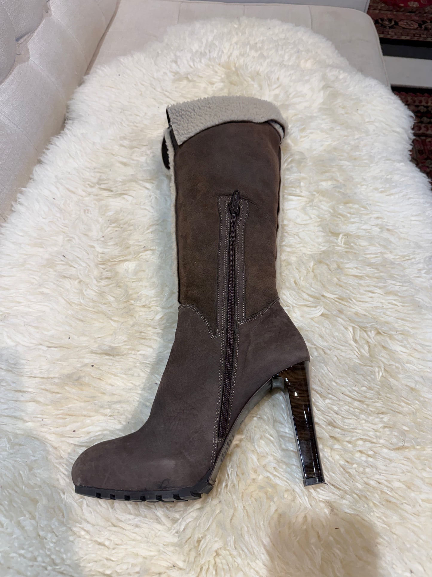 Napoleoni Italy Tall Shearing Boots (Vintage)