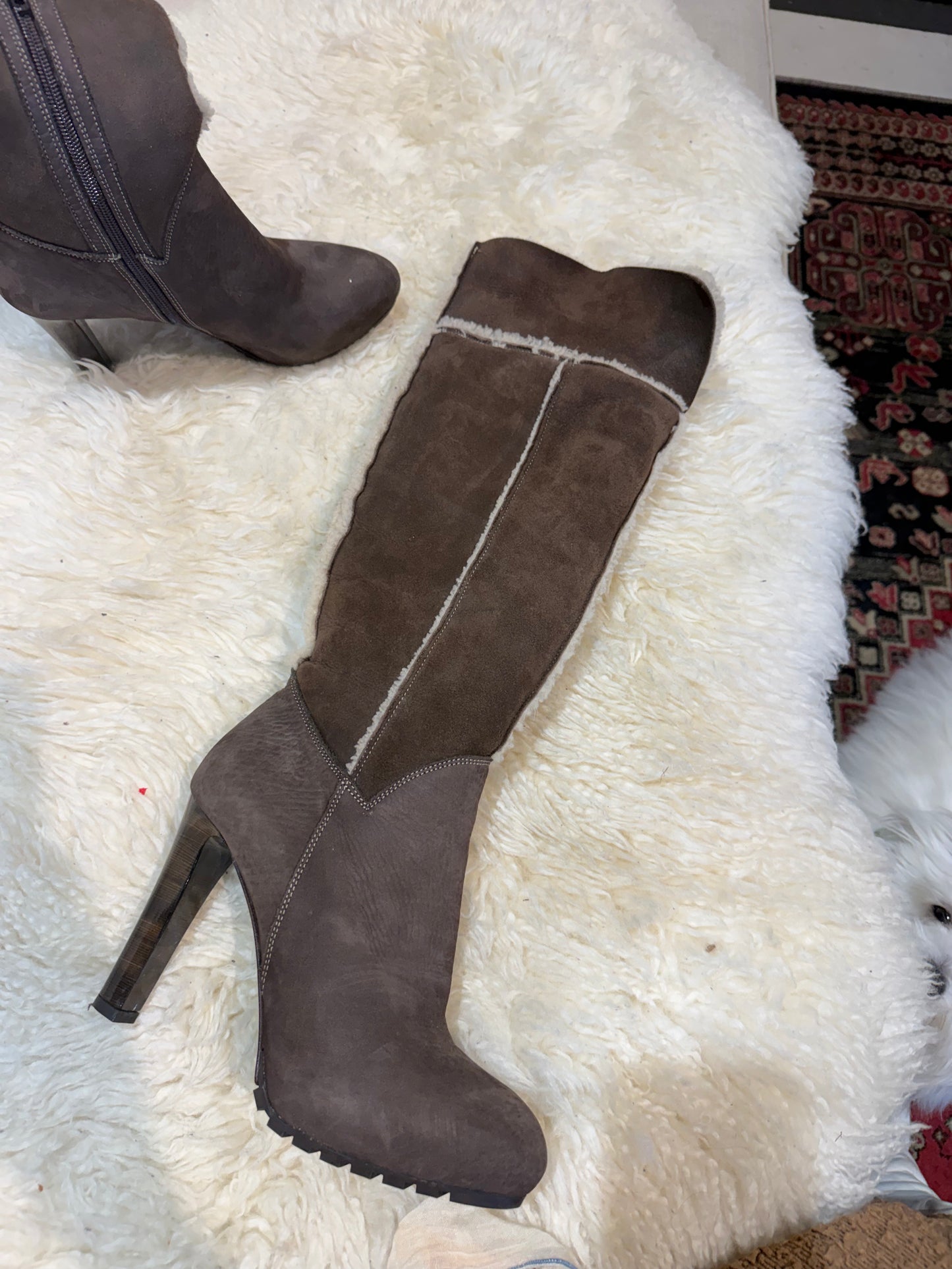 Napoleoni Italy Tall Shearing Boots (Vintage)
