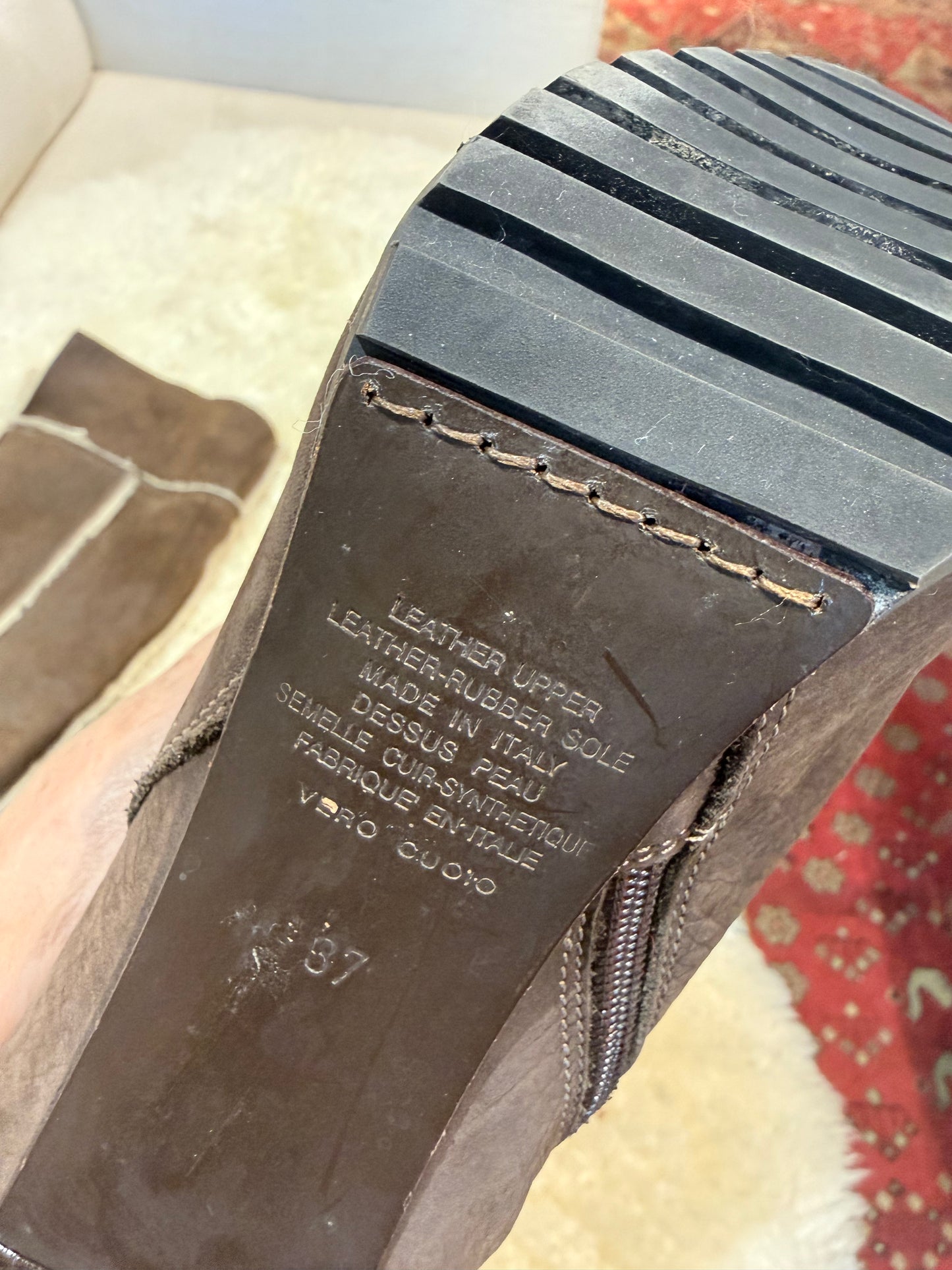 Napoleoni Italy Tall Shearing Boots (Vintage)