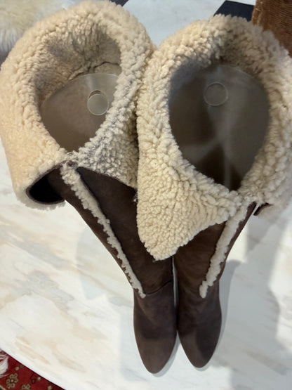 Napoleoni Italy Tall Shearing Boots (Vintage)