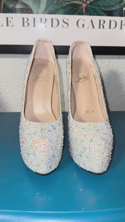 Christian Louboutin “bedazzled” Pumps